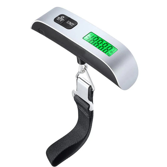 Electronic Digital Luggage Scale – Portable Travel Baggage Weight Scale with LCD Display (50kg/110lbs)