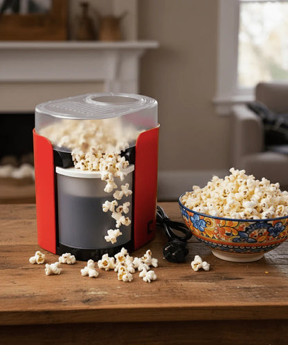 Hot Air Popcorn Maker – Oil-Free Electric Popcorn Machine for Healthy Home Snacking (1200W)
